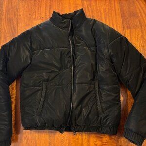 Zyia Beautiful Black Coat w/ Pockets Womens Med